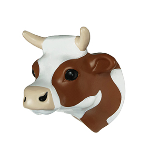 Wallhook-Doorknob Cow set-3 (1pc)